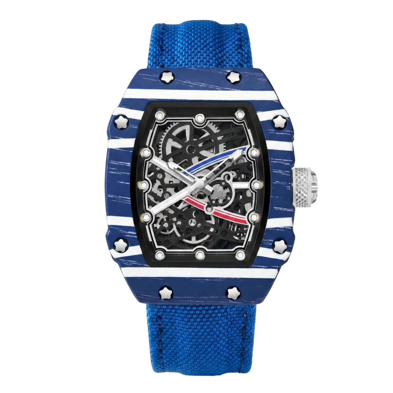 NYZARO – Skeleton Tonneau Sport Watch GIORGIO MARENO