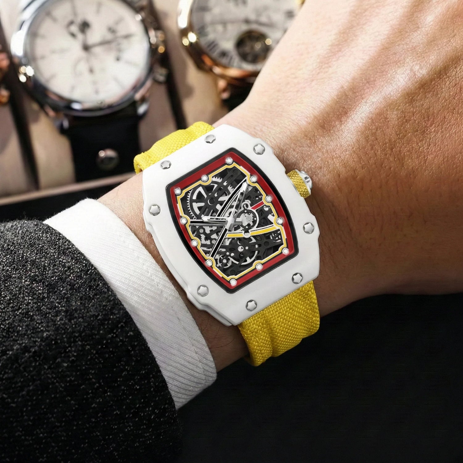 KARYVEX – Skeleton Tonneau Sport Watch GIORGIO MARENO