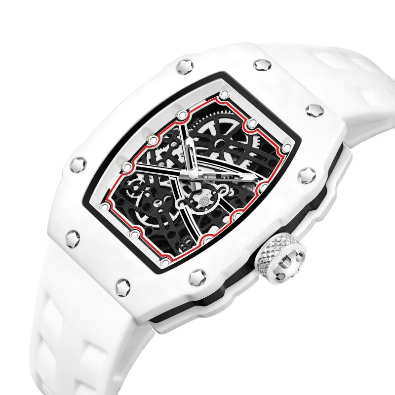 New Ultra Slim Stylish and Unique Men's Quartz Watches Branded Timepieces Barrel Shaped Quartz Watch Classic Styles Trendy Gift GIORGIO MARENO