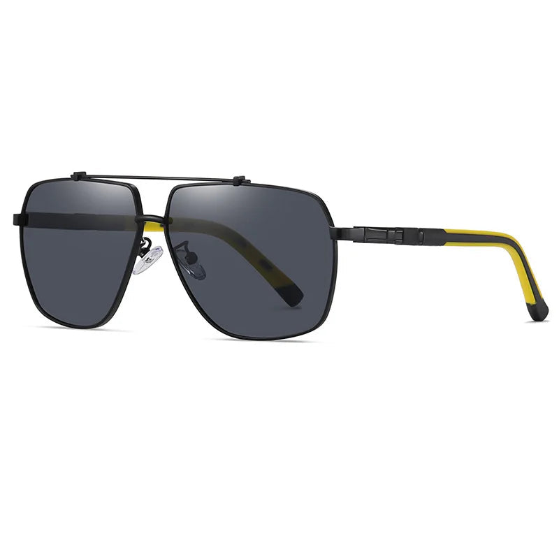 Polarizing Sunglasses Driving Sunshade Sun Glasses Double Color Square Frame men Sports Outdoor Travel Eyewear Cycling T246 GIORGIO MARENO