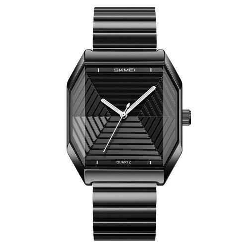 SKMEI 9393 Fashion Quartz Watch Unique Design Stainless Steel Men's Wristwatches Elegant Watches for Men relógios masculino MARTINO VALENTI