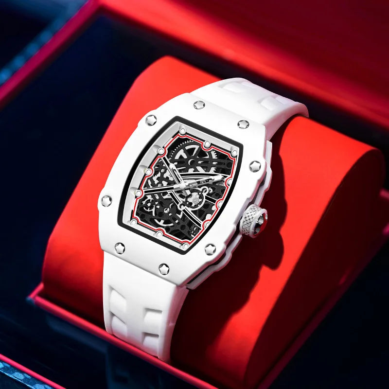 New Ultra Slim Stylish and Unique Men's Quartz Watches Branded Timepieces Barrel Shaped Quartz Watch Classic Styles Trendy Gift GIORGIO MARENO