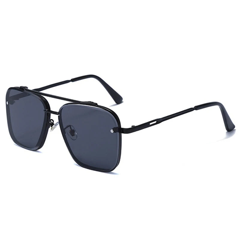 New Metal Square Gradient Sunglasses Fashionable Men Women Luxury Sunglasses Outdoor Sports Driving Fishing Goggles UV400 GIORGIO MARENO