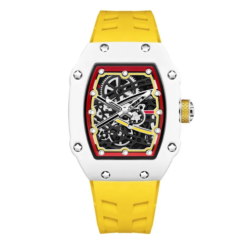 New Ultra Slim Stylish and Unique Men's Quartz Watches Branded Timepieces Barrel Shaped Quartz Watch Classic Styles Trendy Gift GIORGIO MARENO