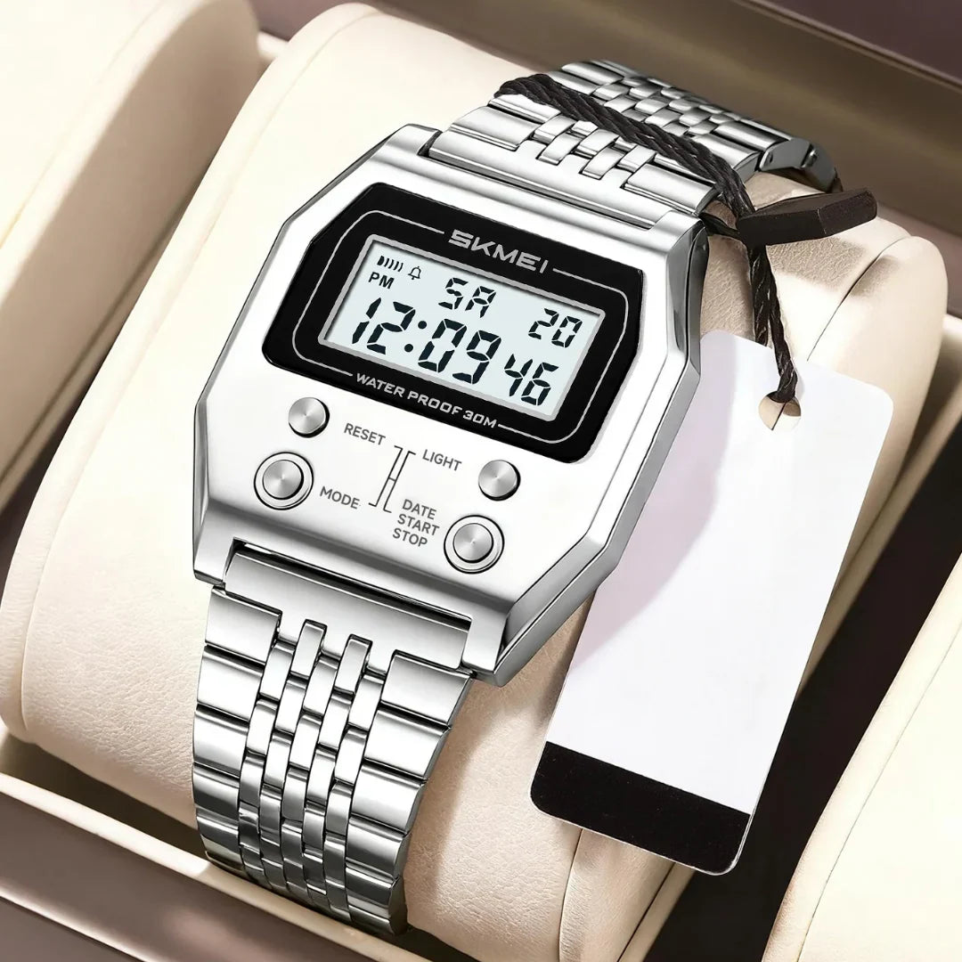 AXYRON – Men’s Digital Stainless Steel Watch GIORGIO MARENO