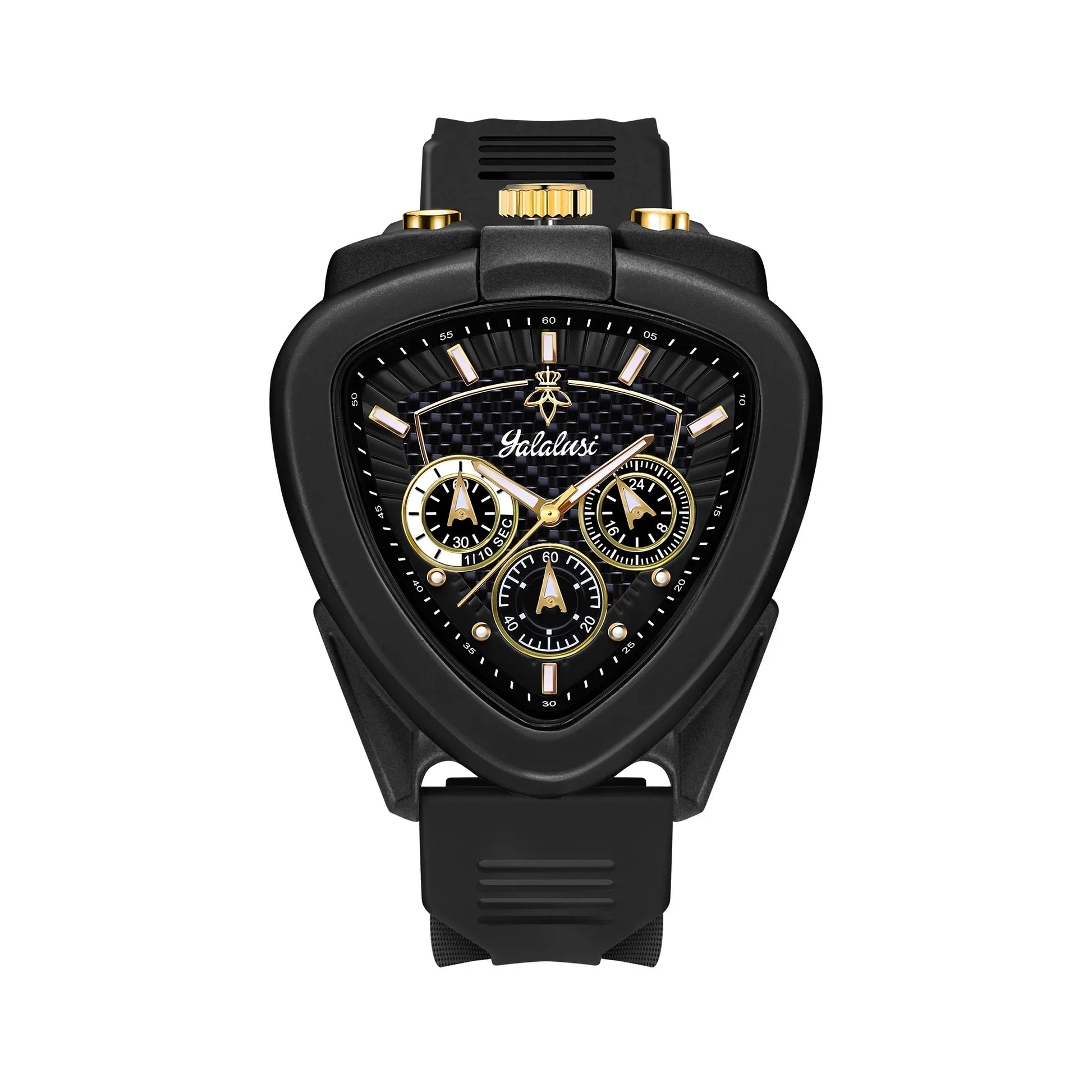Giorgio Mareno KALYRON men's luxury sport chronograph watch with multi-function dial and stainless steel strap.