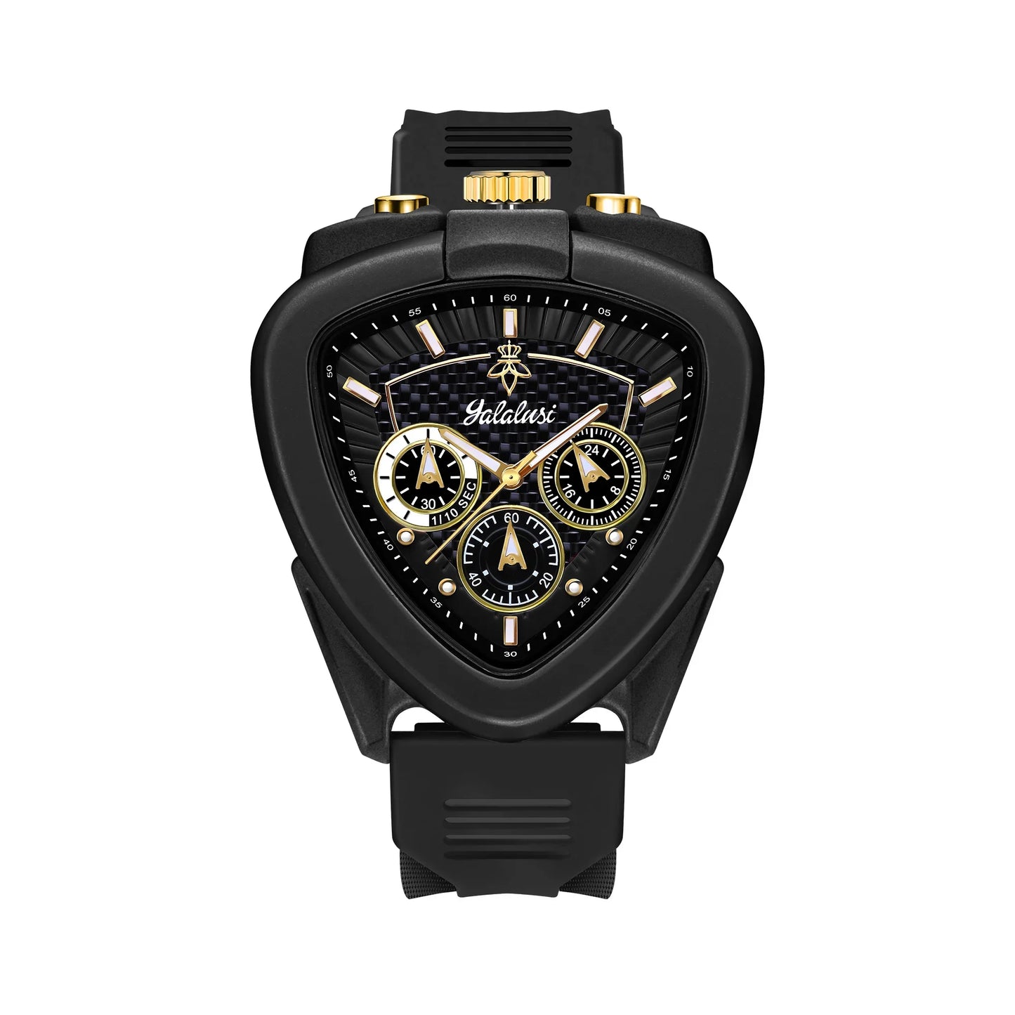 Giorgio Mareno KALYRON men's luxury sport chronograph watch with multi-function dial and stainless steel strap.