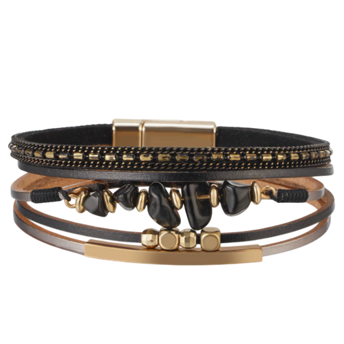 Leather Magnetic Bracelet
